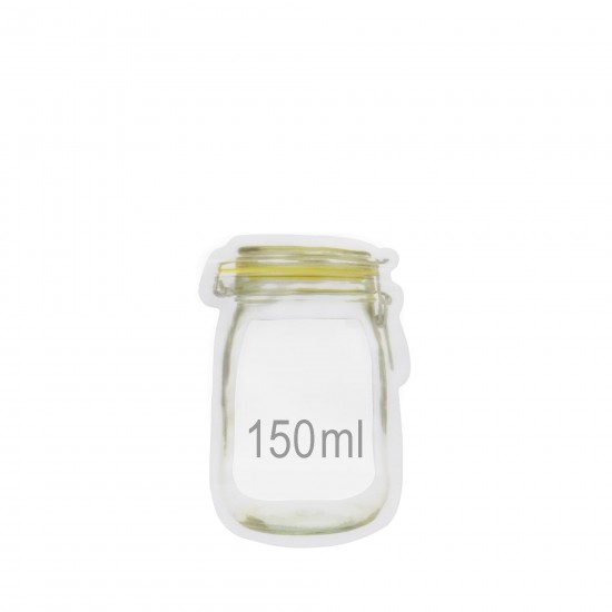 1073-reusable-airtight-seal-plastic-food-storage-mason-jar-zipper-150ml 1073-reusable-airtight-seal-plastic-food-storage-mason-jar-zipper-150ml