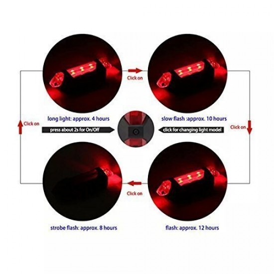 1561-rechargeable-bicycle-front-waterproof-led-light-red 1561-rechargeable-bicycle-front-waterproof-led-light-red