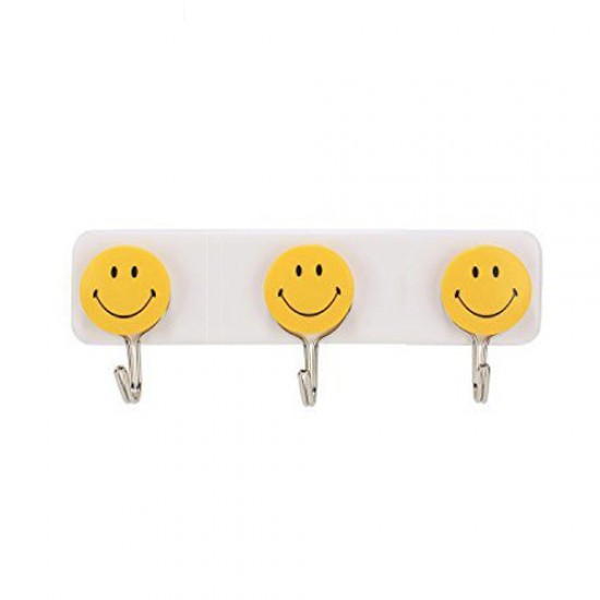 1111-self-adhesive-smiley-face-wall-hooks-pack-of-3 1111-self-adhesive-smiley-face-wall-hooks-pack-of-3