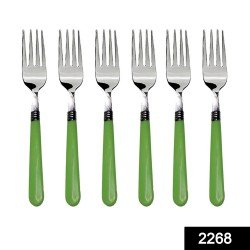 2268-stainless-steel-forks-with-comfortable-grip-dining-fork-set-of-6-pcs
