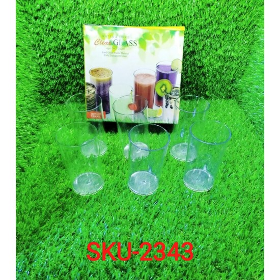 2343-heavy-unbreakable-stylish-plane-look-fully-transparent-glasses-set-6pcs