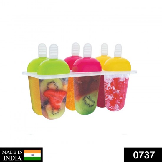 0737-6-pcs-multicolor-polypropylene-ice-mold-kulfi-maker-stick-cream-candy-color-assorted 0737-6-pcs-multicolor-polypropylene-ice-mold-kulfi-maker-stick-cream-candy-color-assorted
