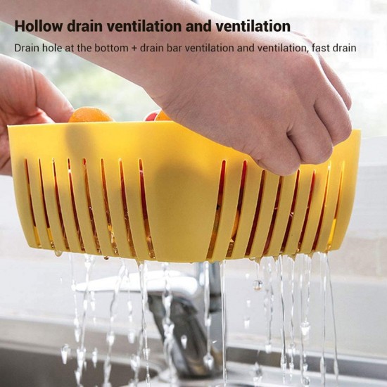 double-layer-food-drainer-washing-basket-with-collapsible-strainers-colander double-layer-food-drainer-washing-basket-with-collapsible-strainers-colander