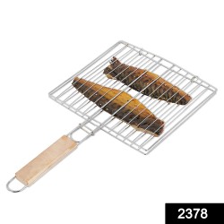 2378-kitchen-square-roaster-papad-grill-barbecue-grill-with-wooden-handle 2378-kitchen-square-roaster-papad-grill-barbecue-grill-with-wooden-handle