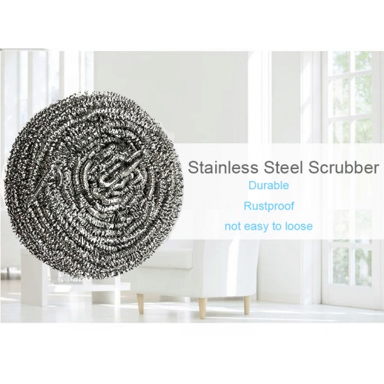 2384-round-shape-stainless-steel-scrubber-pack-of-6 2384-round-shape-stainless-steel-scrubber-pack-of-6