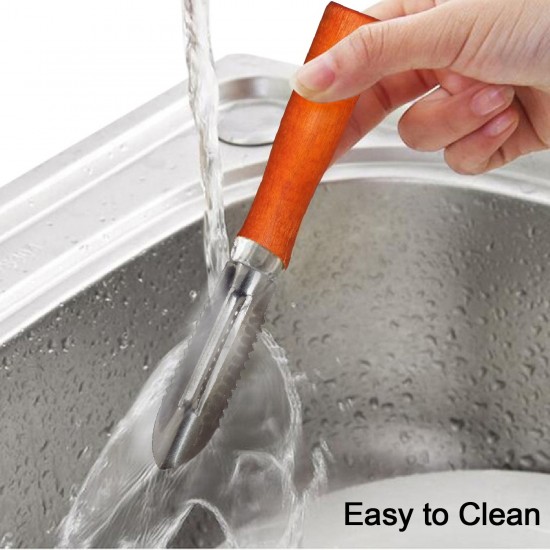 2455-wooden-handle-and-stainless-steel-vegetable-peeler 2455-wooden-handle-and-stainless-steel-vegetable-peeler