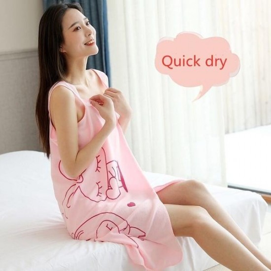 1453-quick-dry-bath-towel-100-cottonsoft-fluffy-super-absorbent-for-women