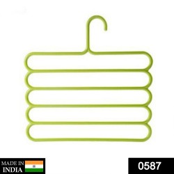 0587-5-in-1-multipurpose-plastic-hanger-assorted-5-layer 0587-5-in-1-multipurpose-plastic-hanger-assorted-5-layer