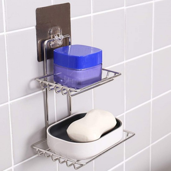 1763-kitchen-bathroom-soaps-storage-rack-with-2-hook-for-home