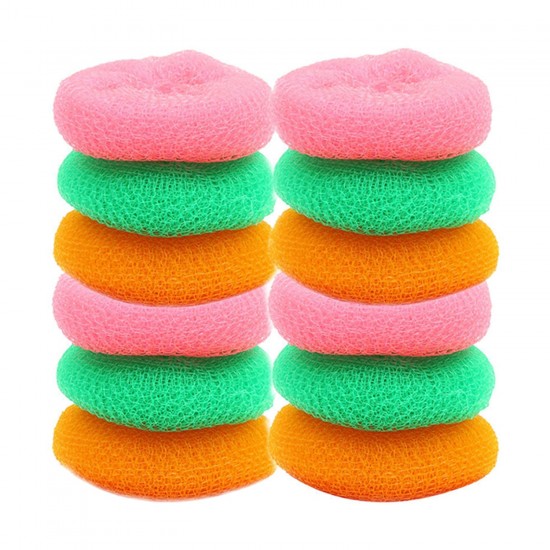 2999-plastic-scrubber-round-nylon-scrubbers-12pcs-set