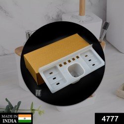 4777-4-in-1-plastic-soap-dish-and-plastic-soap-dish-tray-used-in-bathroom-and-kitchen-purposes