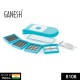 8108-ganesh-7-in-1-plastic-vegetable-dicer-blue 8108-ganesh-7-in-1-plastic-vegetable-dicer-blue