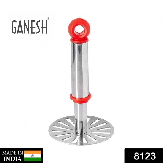 8123-ganesh-potato-pav-bhaji-masher-with-plastic-handle-silver-plastic-oval-pav-masher-potato-1-piece-smasher-handle-multicolor