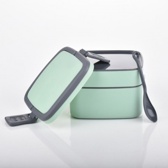 2860-green-double-layer-portable-lunch-box-stackable-with-carrying-handle-and-spoon-lunch-box-bento-lunch-box