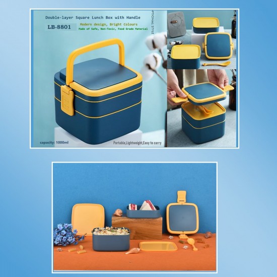2868-blue-double-layer-portable-lunch-box-stackable-with-carrying-handle-and-spoon-lunch-box-bento-lunch-box