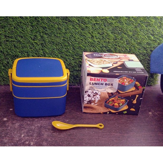 2868-blue-double-layer-portable-lunch-box-stackable-with-carrying-handle-and-spoon-lunch-box-bento-lunch-box
