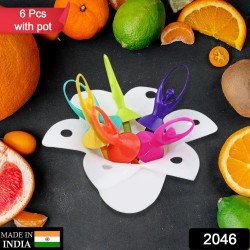 2046-dancing-doll-fruit-fork-cutlery-set-with-stand-set-of-6