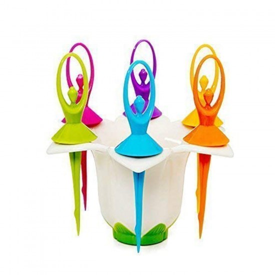 2046-dancing-doll-fruit-fork-cutlery-set-with-stand-set-of-6