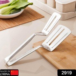 2919-multifunction-cooking-serving-turner-frying-food-tong-stainless-steel-steak-clip-clamp-bbq-kitchen-tong