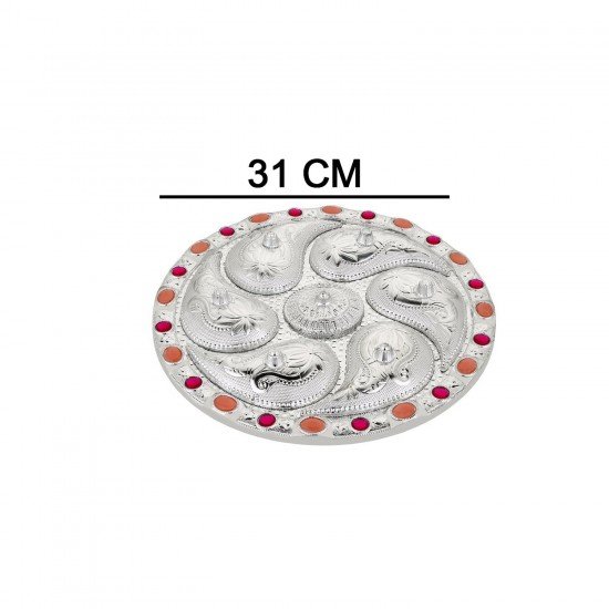 2075-multipurpose-7-compartment-dry-fruit-serving-rotating-tray-candy-chocolate-snacks-storage-box-masala-box