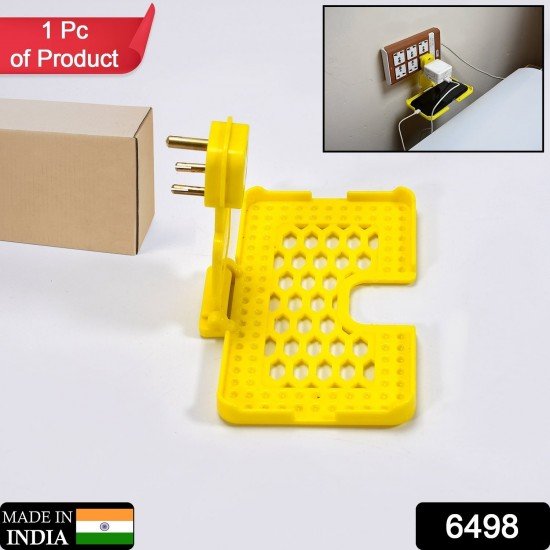 6498-multi-purpose-wall-holder-stand-for-charging-mobile-just-fit-in-socket-and-hang-yellow 6498-multi-purpose-wall-holder-stand-for-charging-mobile-just-fit-in-socket-and-hang-yellow