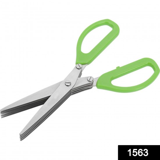 1563-multifunction-vegetable-stainless-steel-herbs-scissor-with-5-blades 1563-multifunction-vegetable-stainless-steel-herbs-scissor-with-5-blades