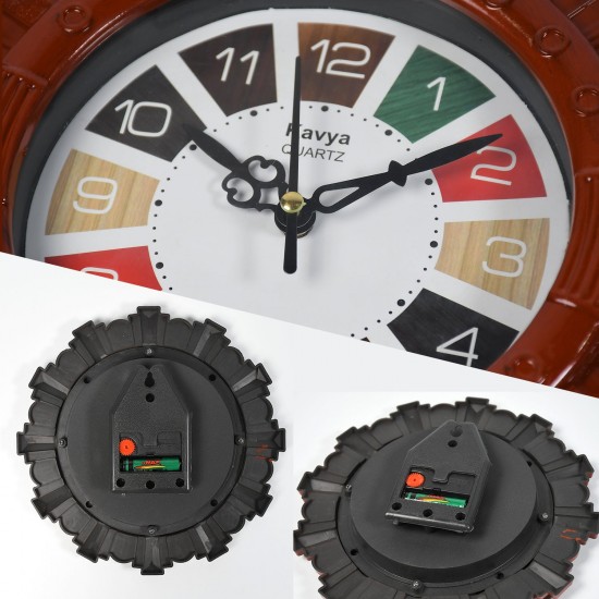 4918-wooden-look-designer-wall-clock-plastic-decorative-latest-wall-clock-battery-operated-round-easy-to-read-for-room-home-kitchen-bedroom-office-school